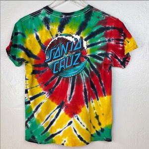Santa Cruz Rasta Tie Dye Shirt Small